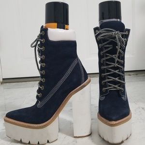 Jeffrey Campbell Platform Ankle Boots 7